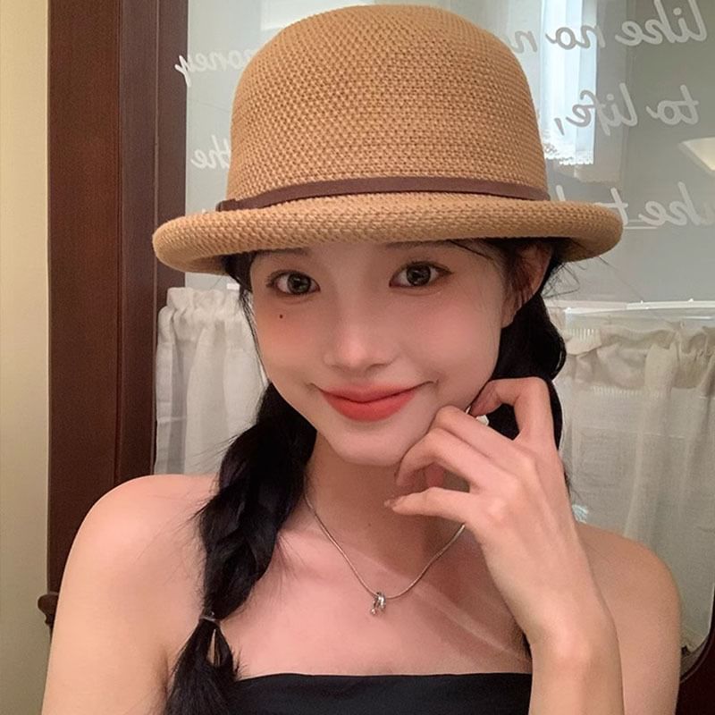 Straw Hat Fedora