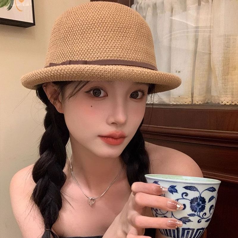 Straw Hat Fedora