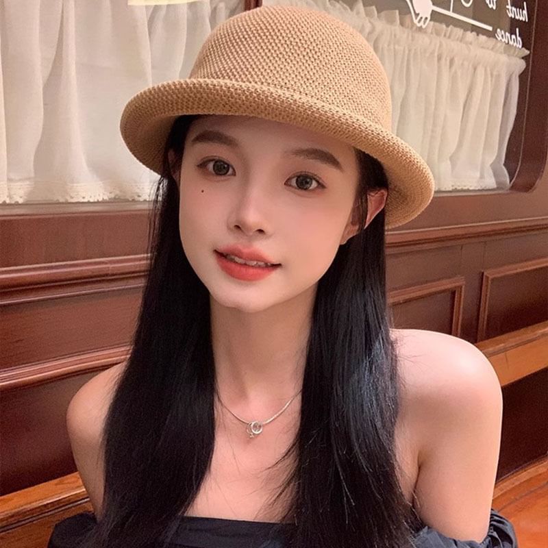 Straw Hat Fedora