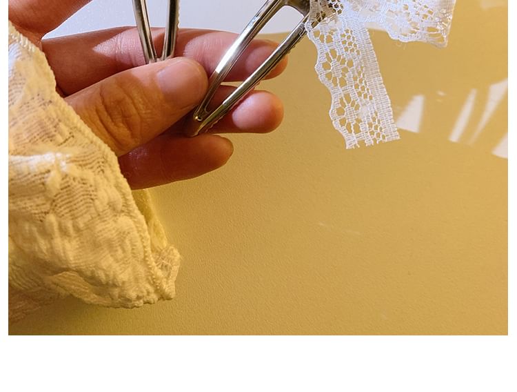 Lace Set / Hair Clip Bow