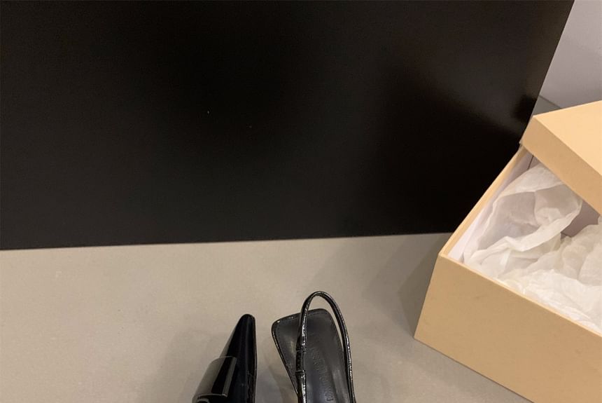 Stiletto Sandals Toe Pointed Heel Slingback