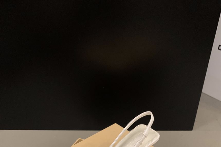 Stiletto Sandals Toe Pointed Heel Slingback