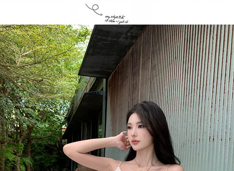 Maxi Strap Dress Plain Cowl Neck Spaghetti Mermaid