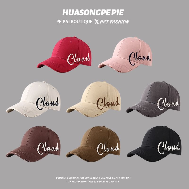 Cap Lettering Baseball Print