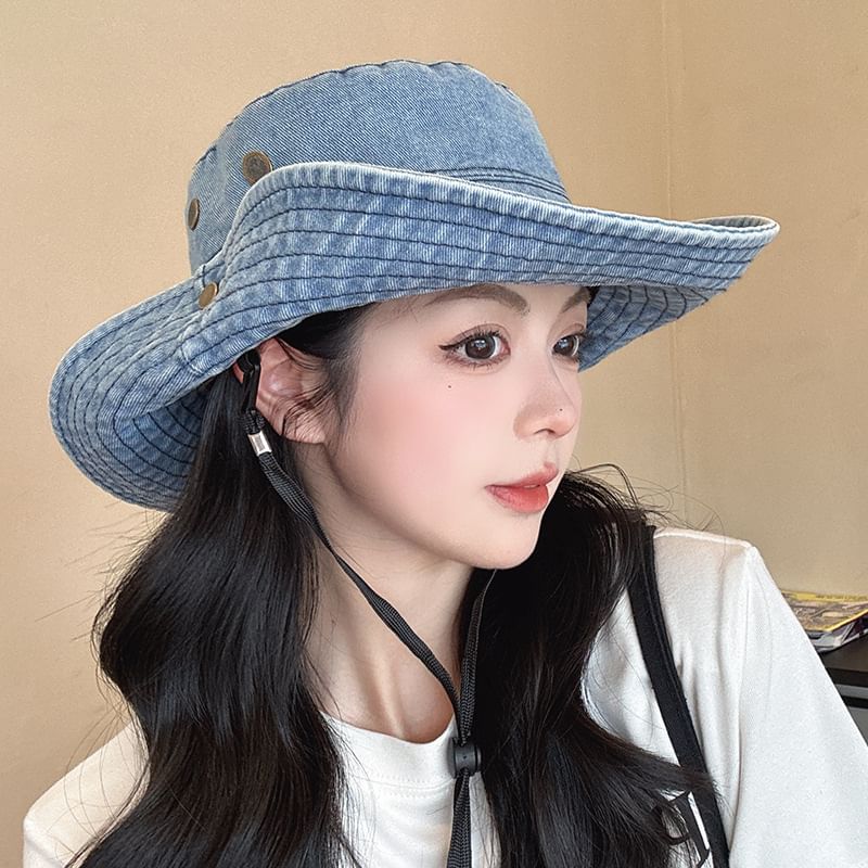 Boonie Denim Hat Washed