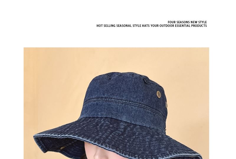 Boonie Denim Hat Washed
