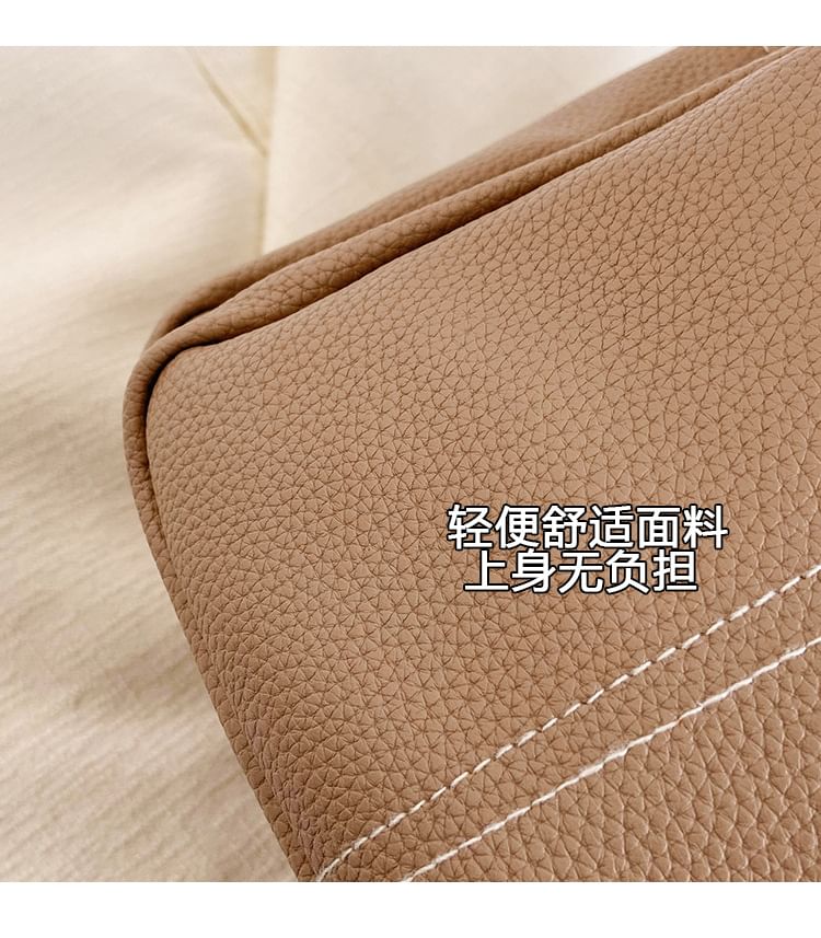 Leather Faux Backpack Multi-Pocket