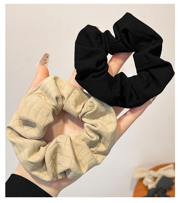 Bow Fabric Scrunchie / Plain Fabric Scrunchie