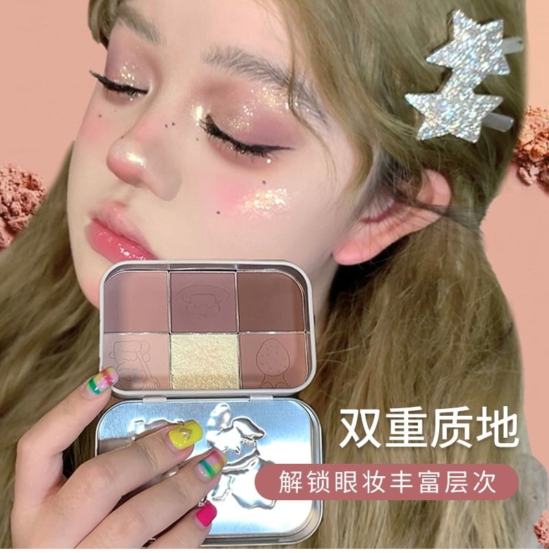 Tea Party Series Metal Box Eyeshadow Palette #02