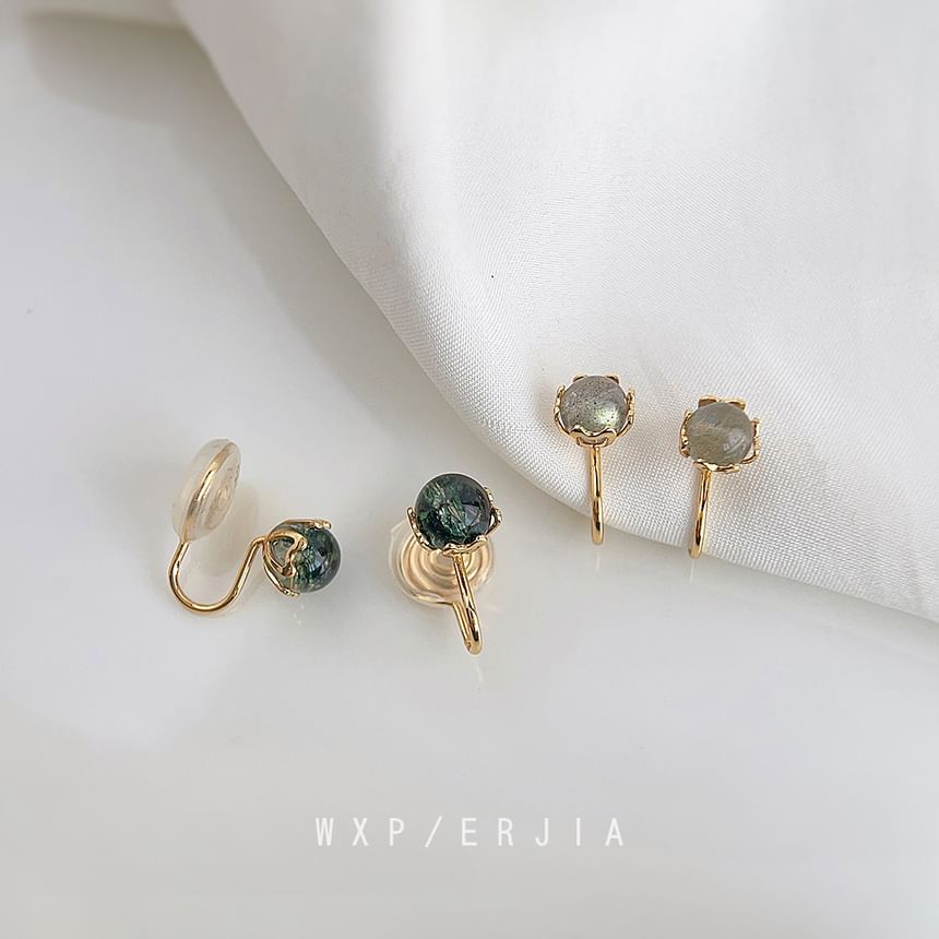 Cuff Gemstone Earring