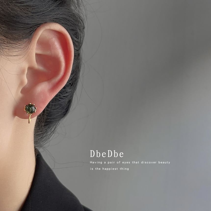 Cuff Gemstone Earring