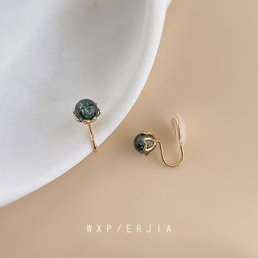 Cuff Gemstone Earring