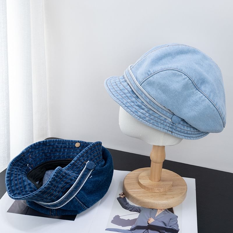 Newsboy Denim Cap
