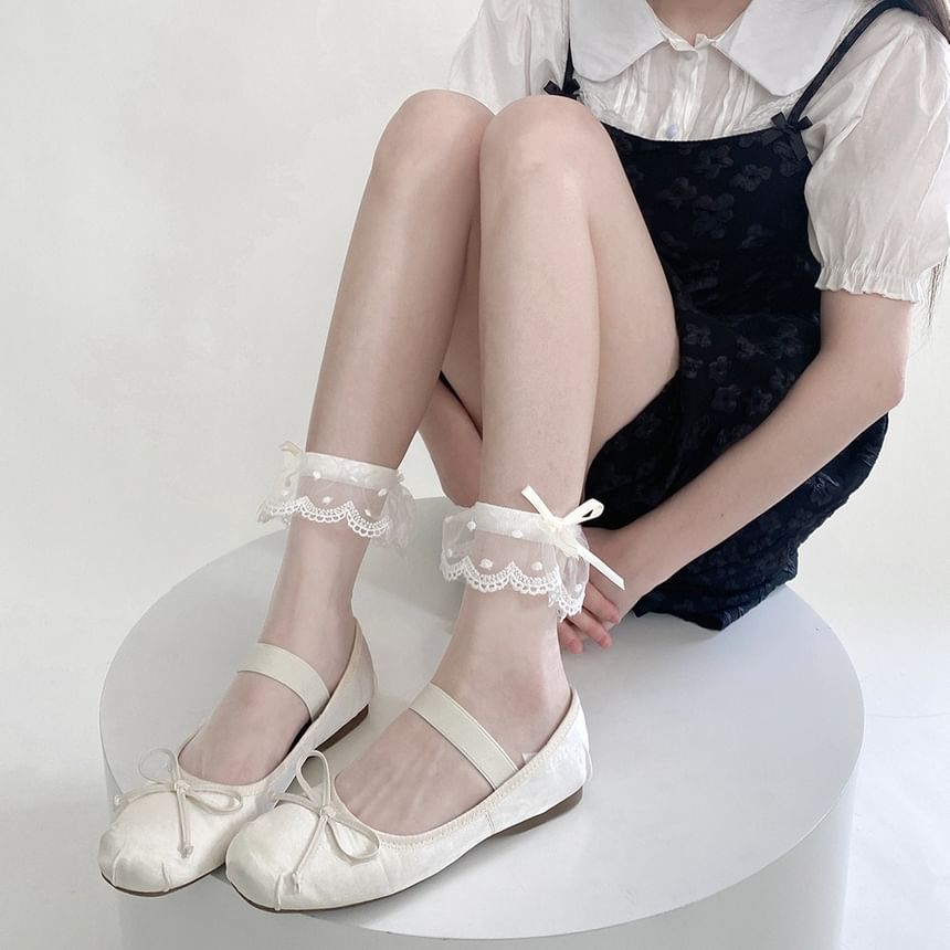 Chaussettes transparentes