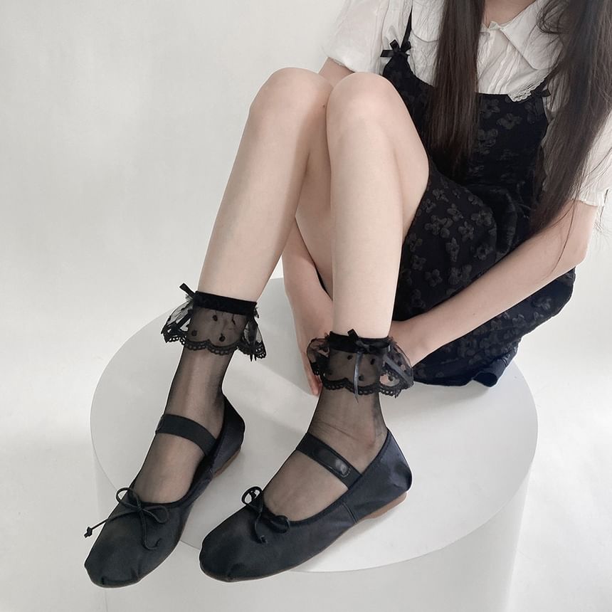 Chaussettes transparentes