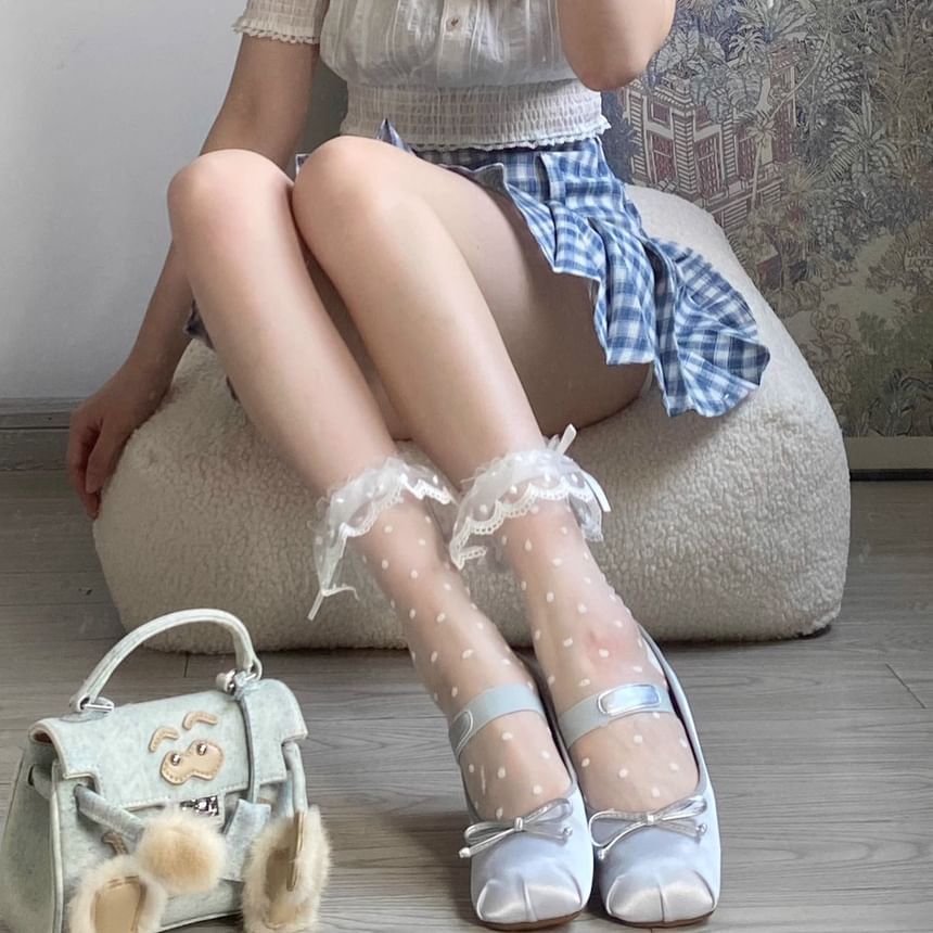 Chaussettes transparentes