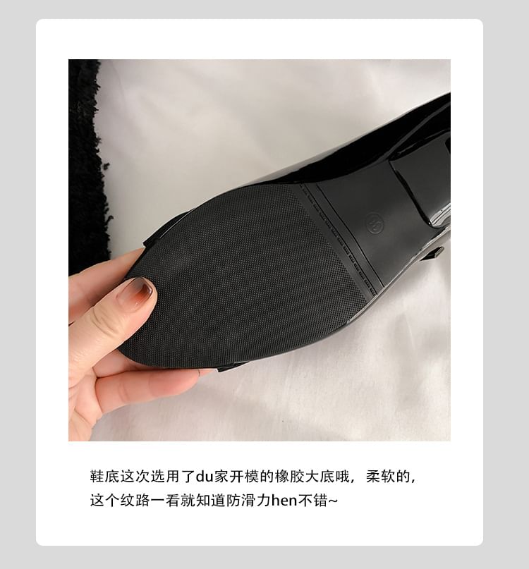 Bow Heel Kitten Mary Jane / Shoes Mules