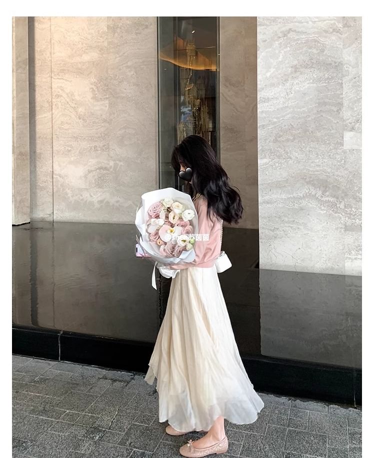 Faux Pearl Flats Bow