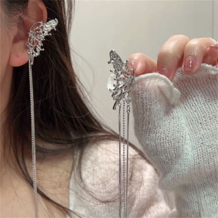 Alloy Cuff Butterfly Ear