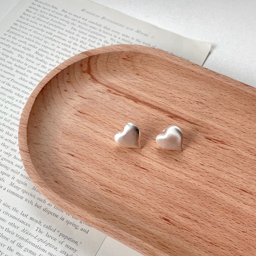 Alloy Heart Earring Stud