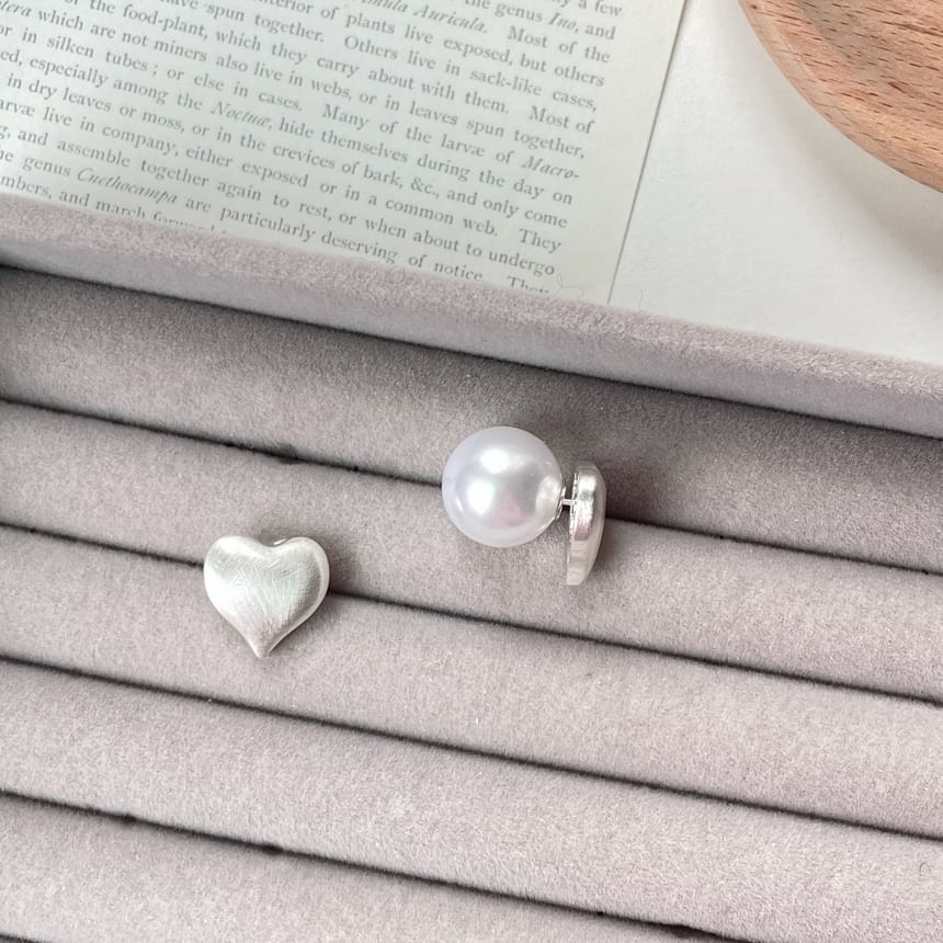 Alloy Heart Earring Stud
