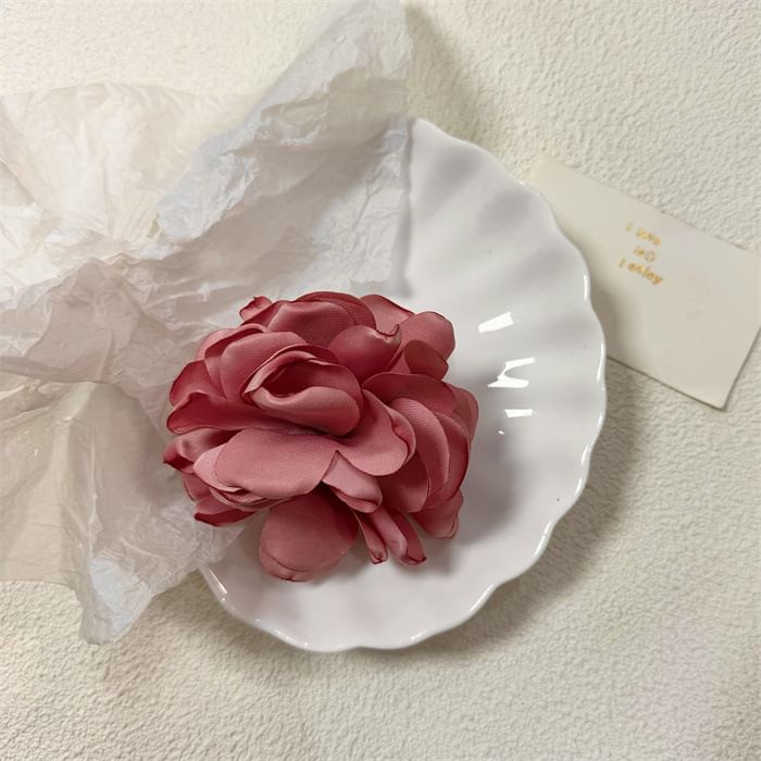 Fabric Open Floral Ring