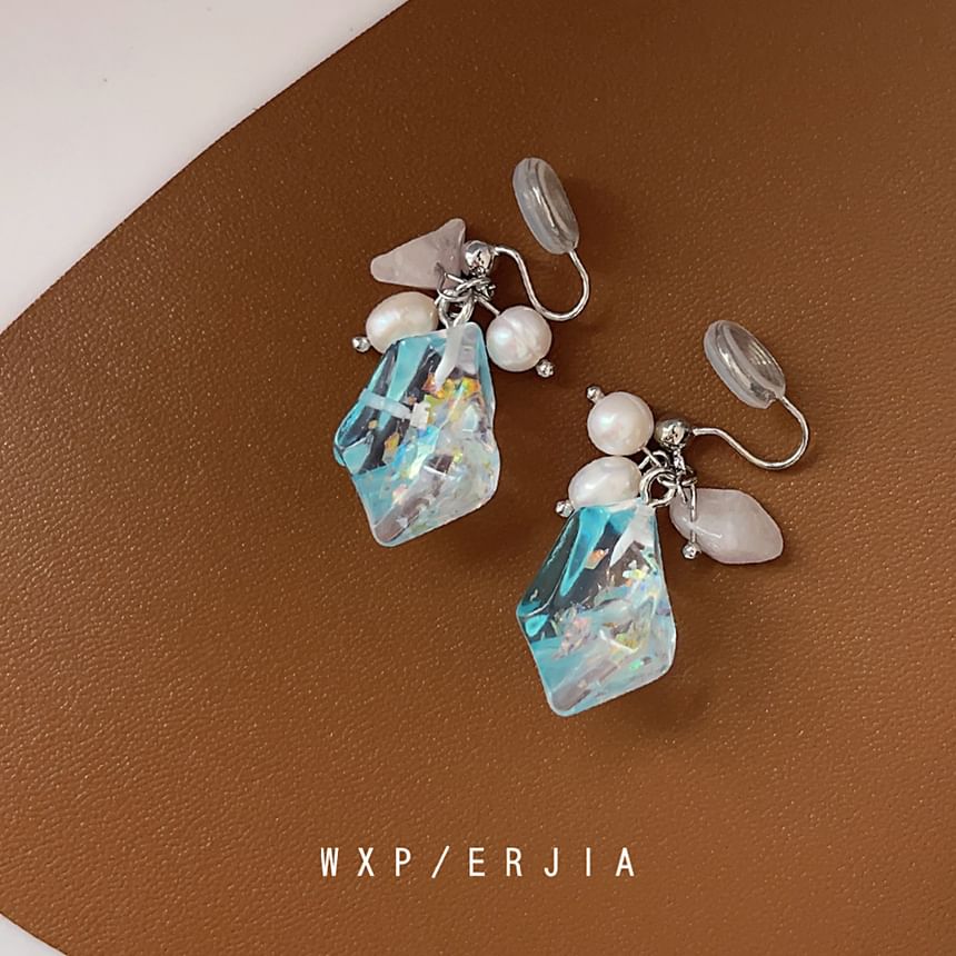 Cuff Faux Crystal Pearl Ear Alloy Freshwater