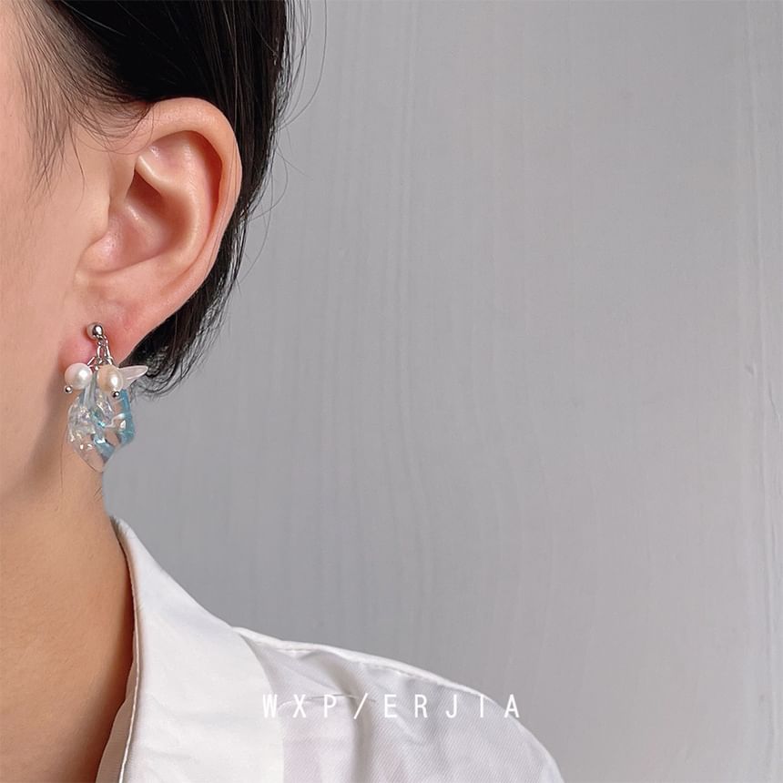Cuff Faux Crystal Pearl Ear Alloy Freshwater