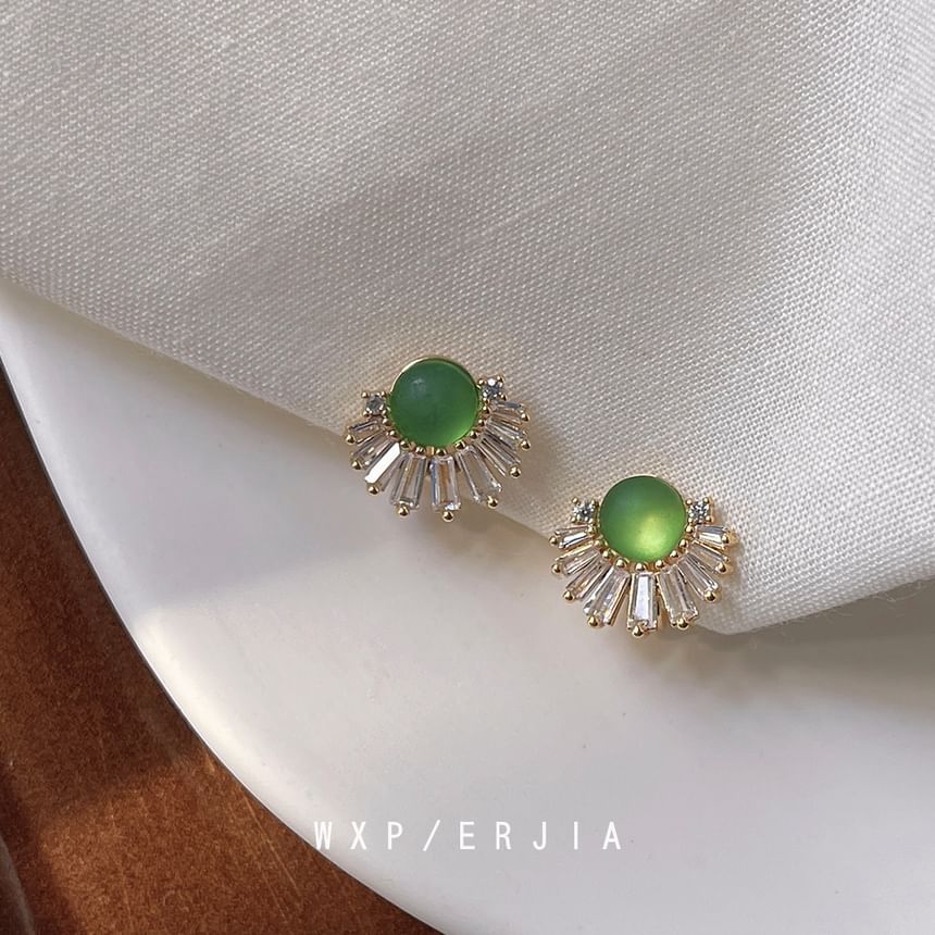 Faux Cuff Gemstone Alloy Rhinestone Ear