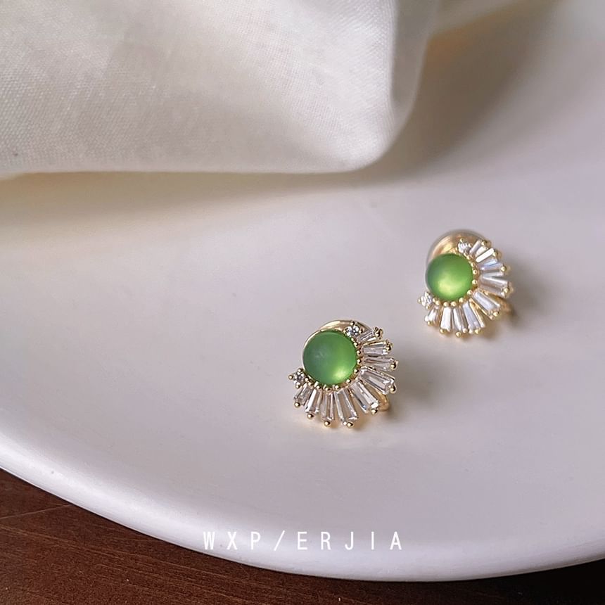 Faux Cuff Gemstone Alloy Rhinestone Ear