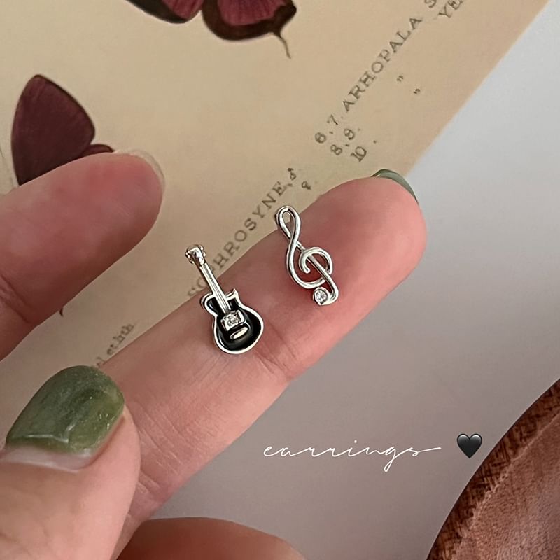 Sterling Ear Asymmetrical Stud Silver