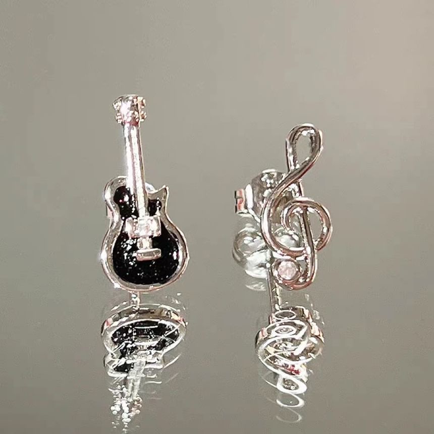 Sterling Ear Asymmetrical Stud Silver
