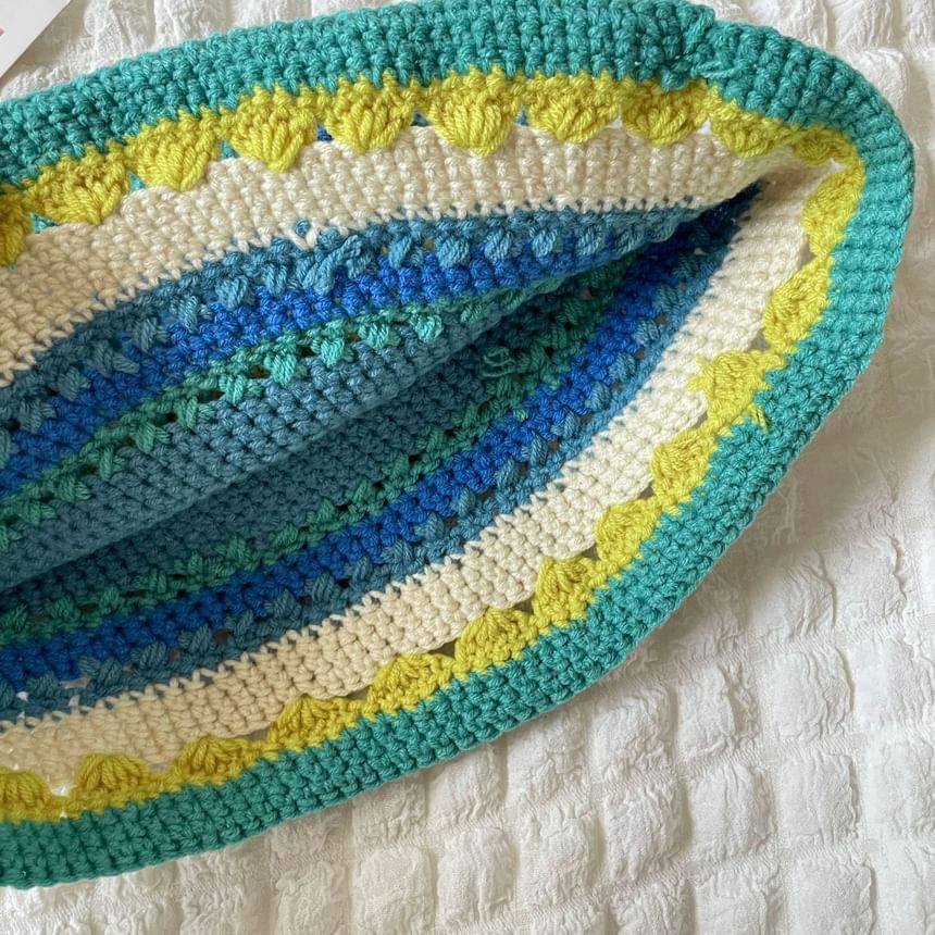 Bucket Striped Hat Knit