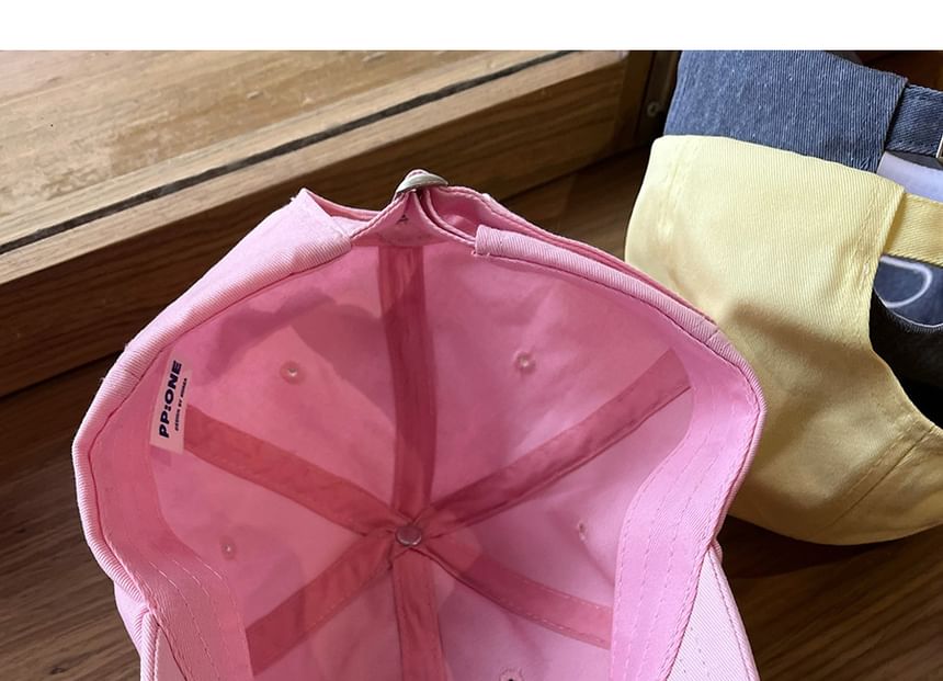 Bow Baseball Cap Embroidered