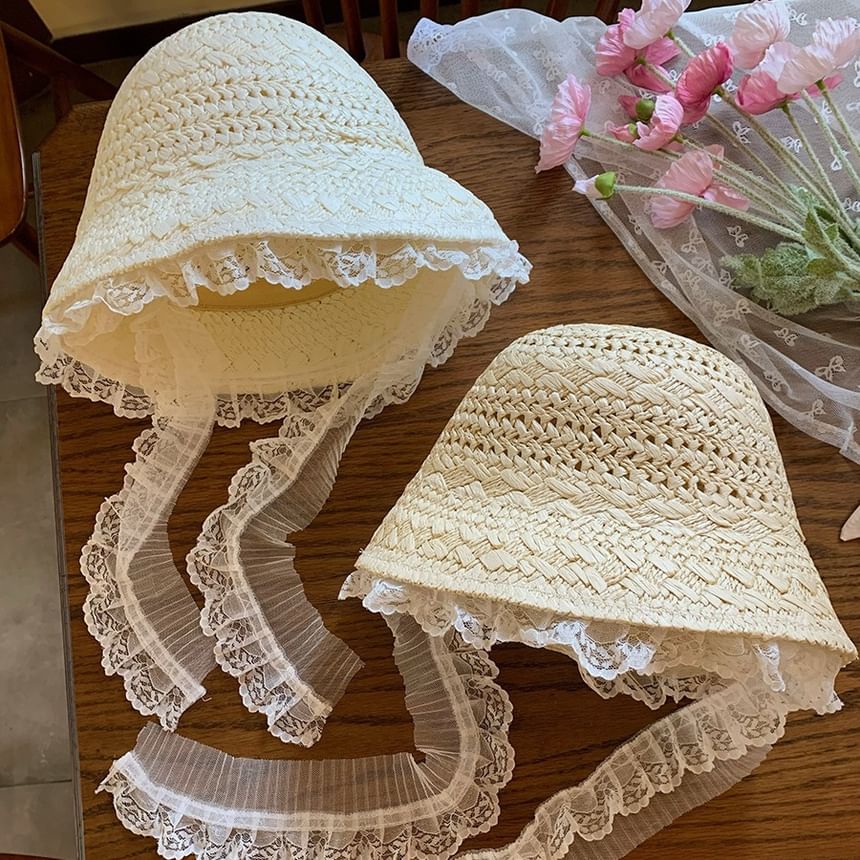 Hat Lace Straw Bucket Trim