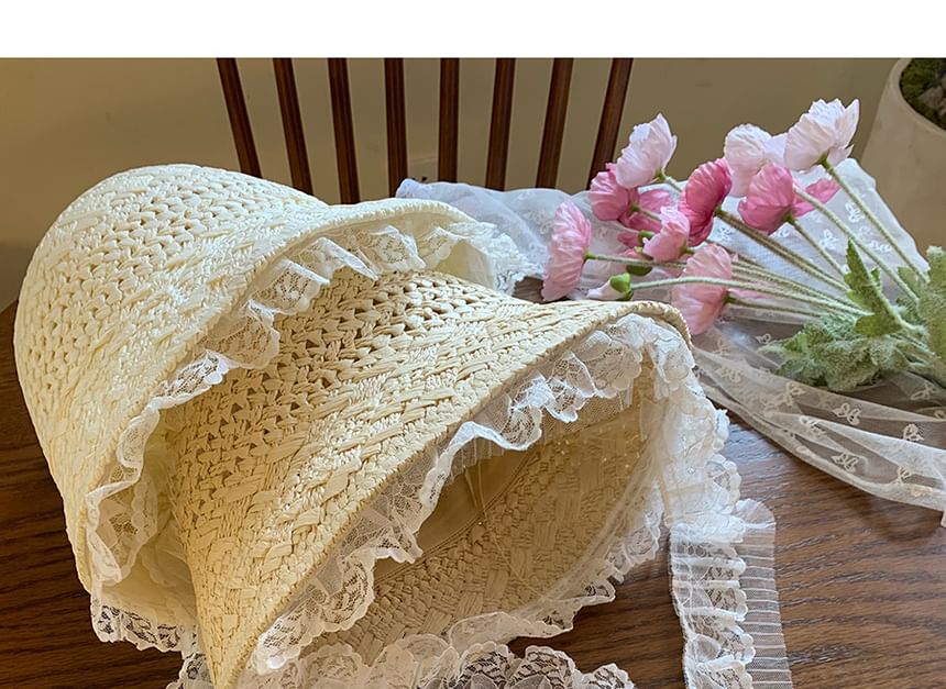 Hat Lace Straw Bucket Trim