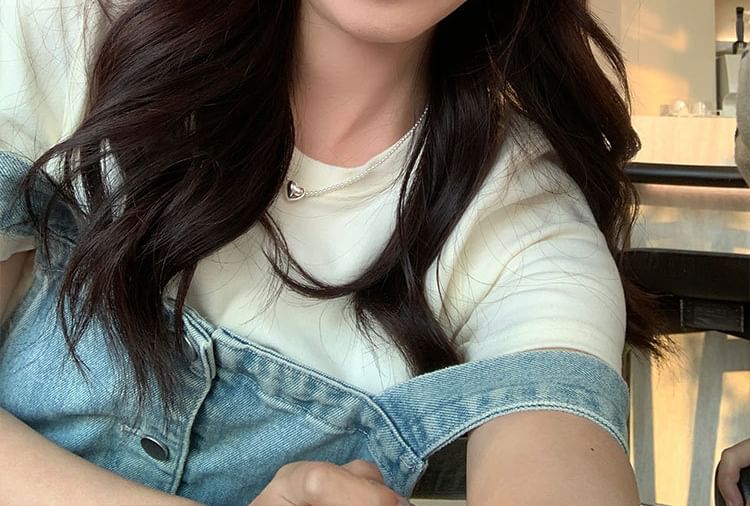 Bow Cap Denim Baseball