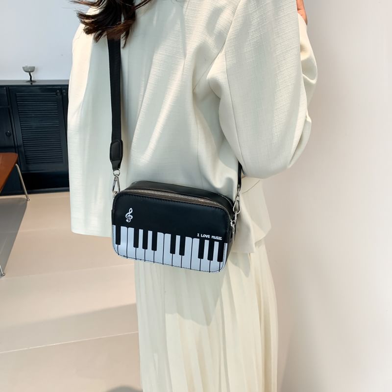 Print Piano Bag Crossbody
