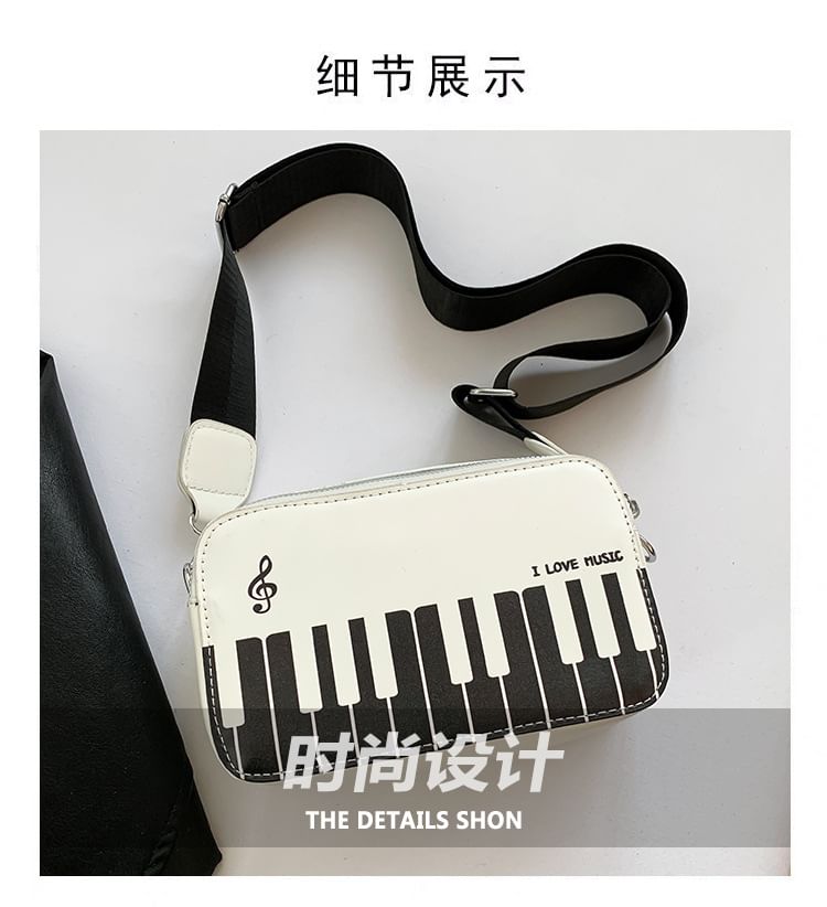 Print Piano Bag Crossbody