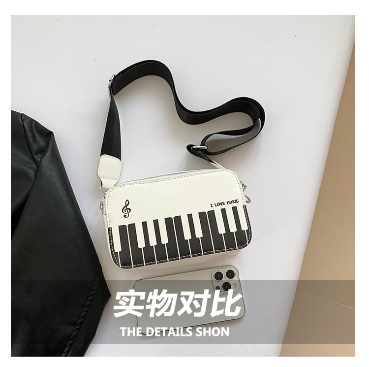 Print Piano Bag Crossbody