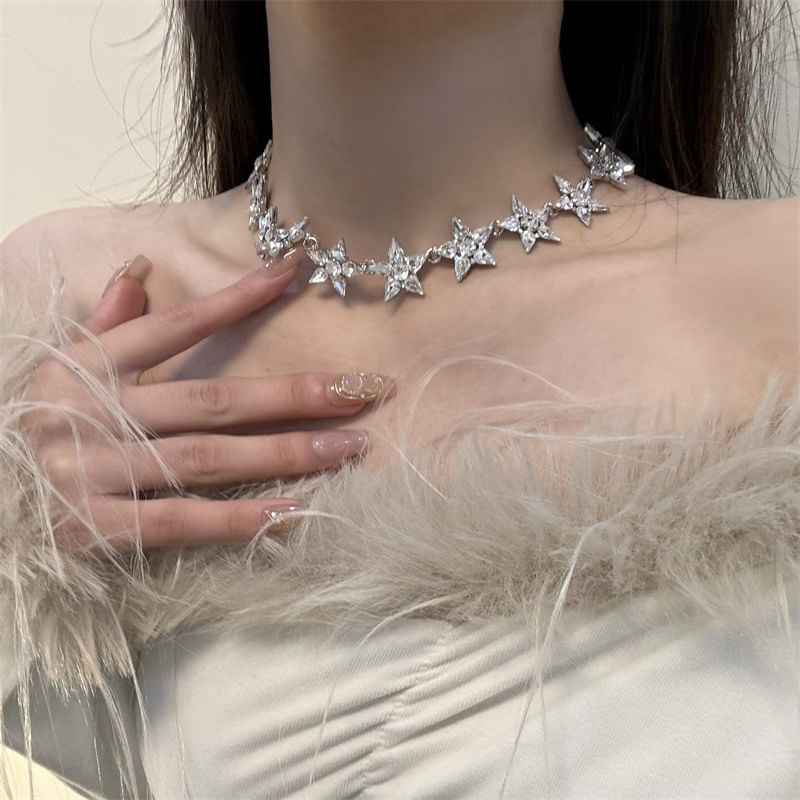 Star Earring Necklace / Drop