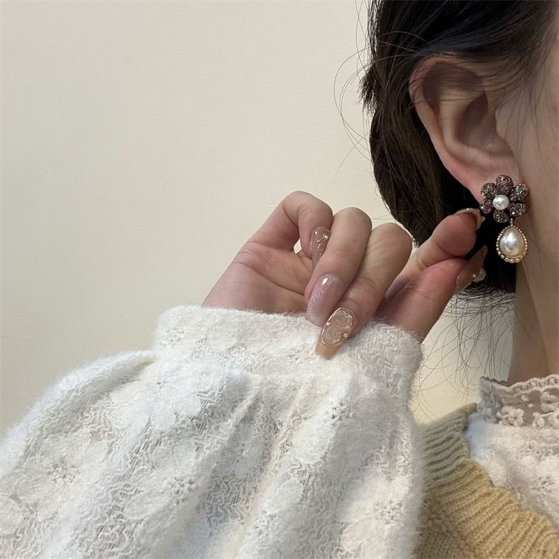 Earring Drop Faux Pearl