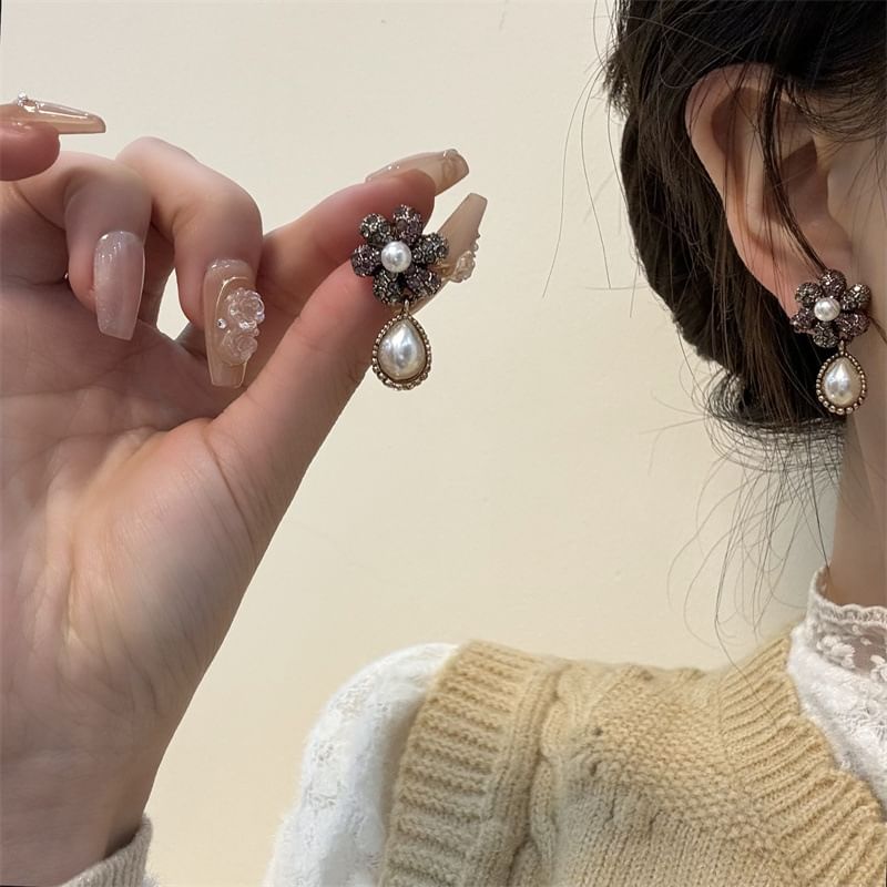 Earring Drop Faux Pearl