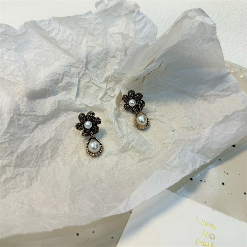 Earring Drop Faux Pearl