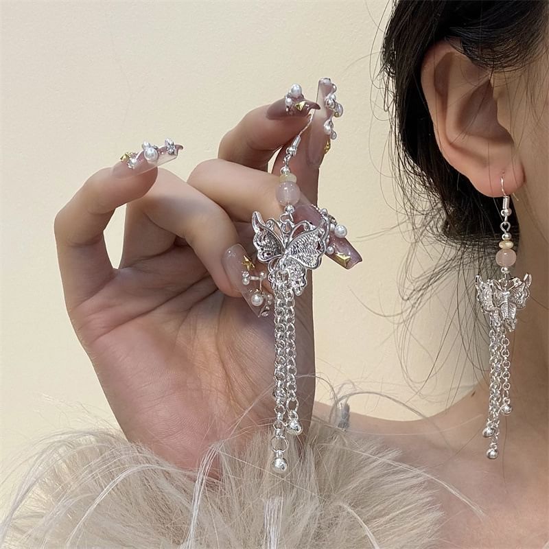 Butterfly Drop Earring