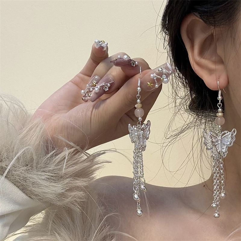 Butterfly Drop Earring