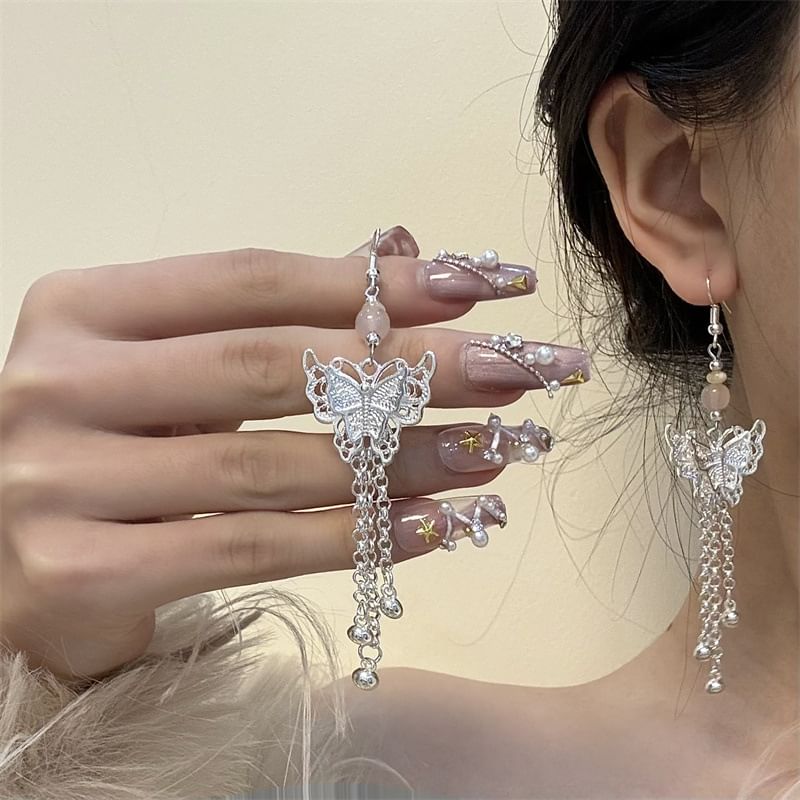 Butterfly Drop Earring
