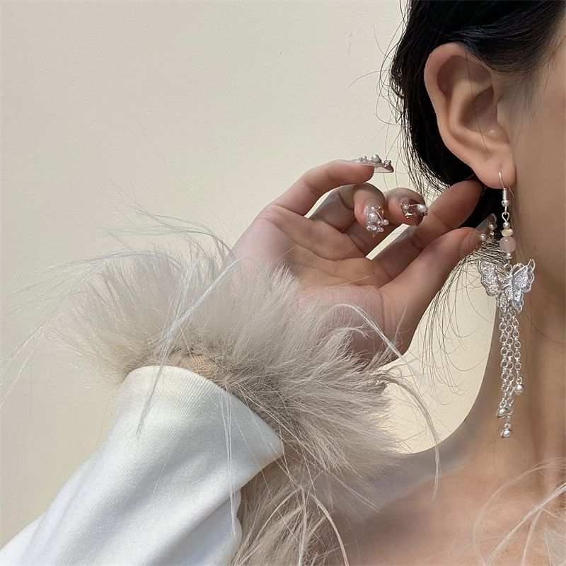 Butterfly Drop Earring