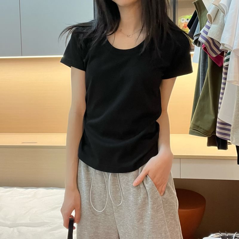 Plain Tee Short-Sleeve