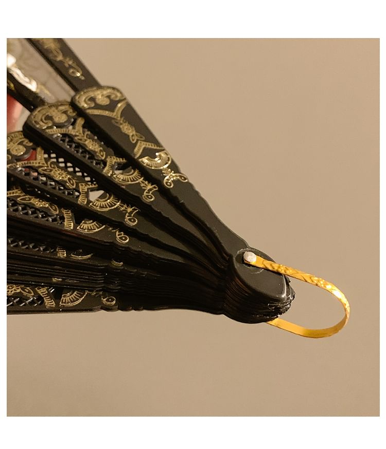 Choker Floral / Set Lace Foldable Hand Fan (Various Designs)